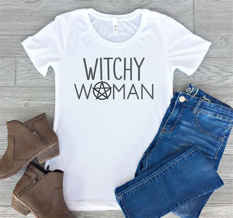 Unleash Your Inner Witch with these Stylish Woman T-Shirts